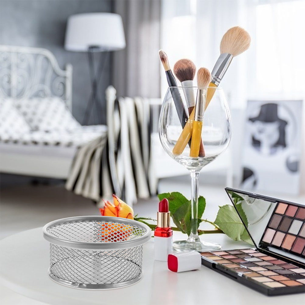 Paper Basket Mesh - ที่ใส่คลิปหนีบกระดาษกันสึกหรอ ที่จัดระเบียบแบบซ้อนกันได้สำหรับโต๊ะทำงาน ตะกร้าเก็บคลิปหนีบกระดาษความจุขนาดใหญ่ ตะกร้าตาข่ายสำหรับโต๊ะทำงานในสำนักงาน