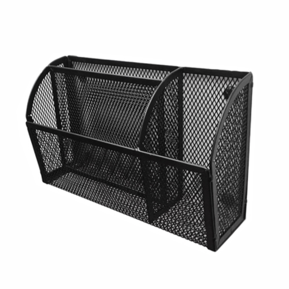 Paper Basket Mesh - ตะกร้าตาข่ายแม่เหล็ก 3 ช่อง แข็งแรง ทนทาน สำหรับไวท์บอร์ด