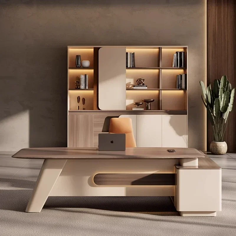 โต๊ะทำงานผู้บริหารทรงตัวแอล ดี - Office Furniture Filing Cabinets บทวิจารณ์และราคา