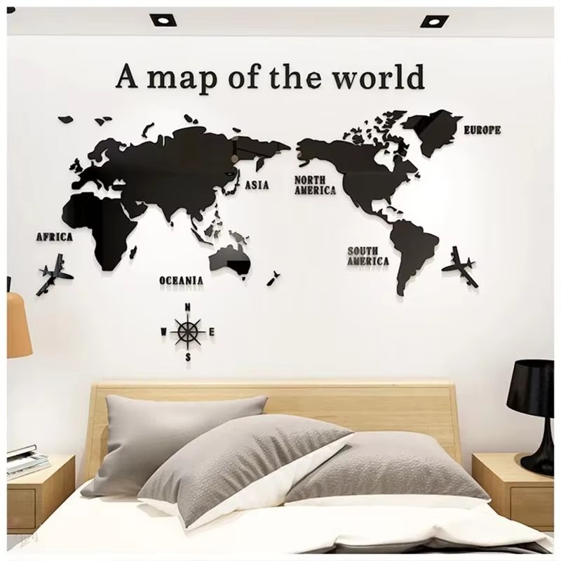 แผนที่โลกสมัยใหม่อะคริลิค 3 มิ - Office Furniture World บทวิจารณ์และราคา