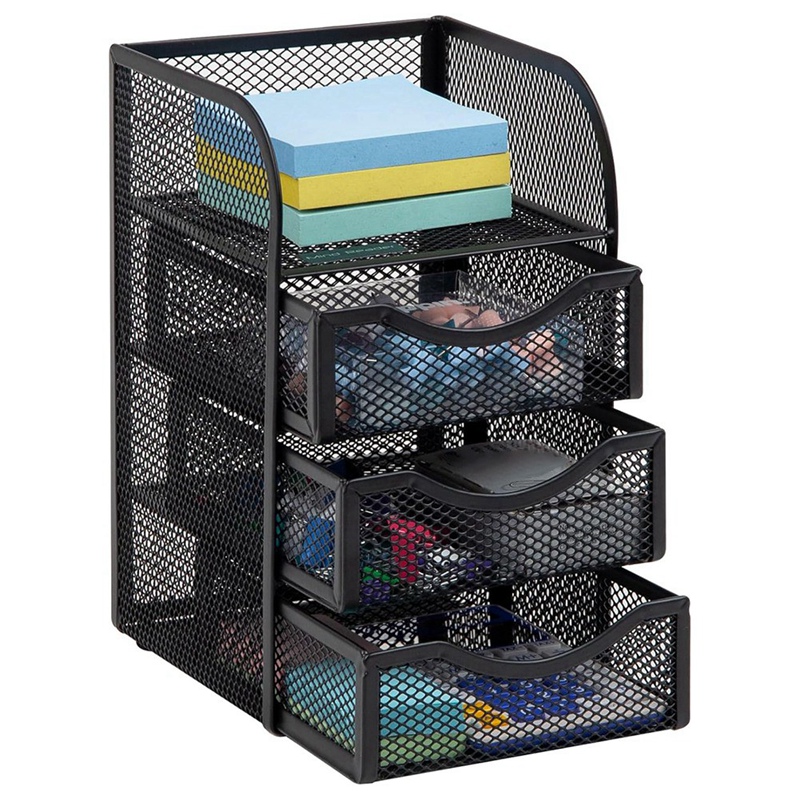 ที่เก็บอุปกรณ์เสริมสำหรับเดสก์ - Paper Basket Mesh บทวิจารณ์และราคา