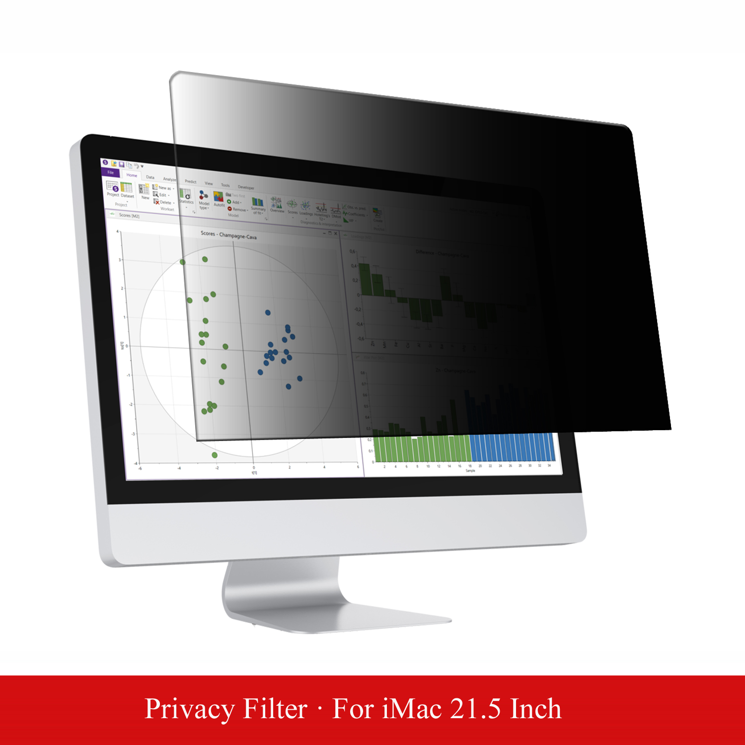 21.5นิ้ว Anti-Glare คอมพิวเตอร - Monitor Privacy Filter บทวิจารณ์และราคา