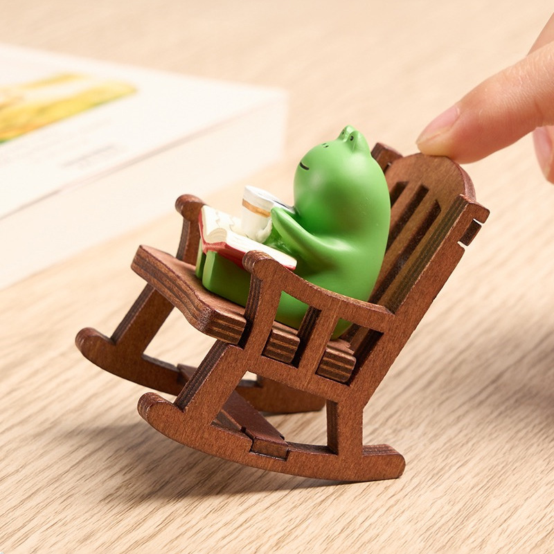 ของตกแต่งน่ารัก รูปปั้นกบเรซิ่ - Office Furniture At Home บทวิจารณ์และราคา