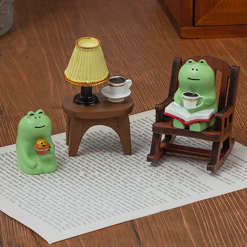 ของตกแต่งน่ารัก รูปปั้นกบเรซิ่ - Office Furniture At Home บทวิจารณ์และราคา
