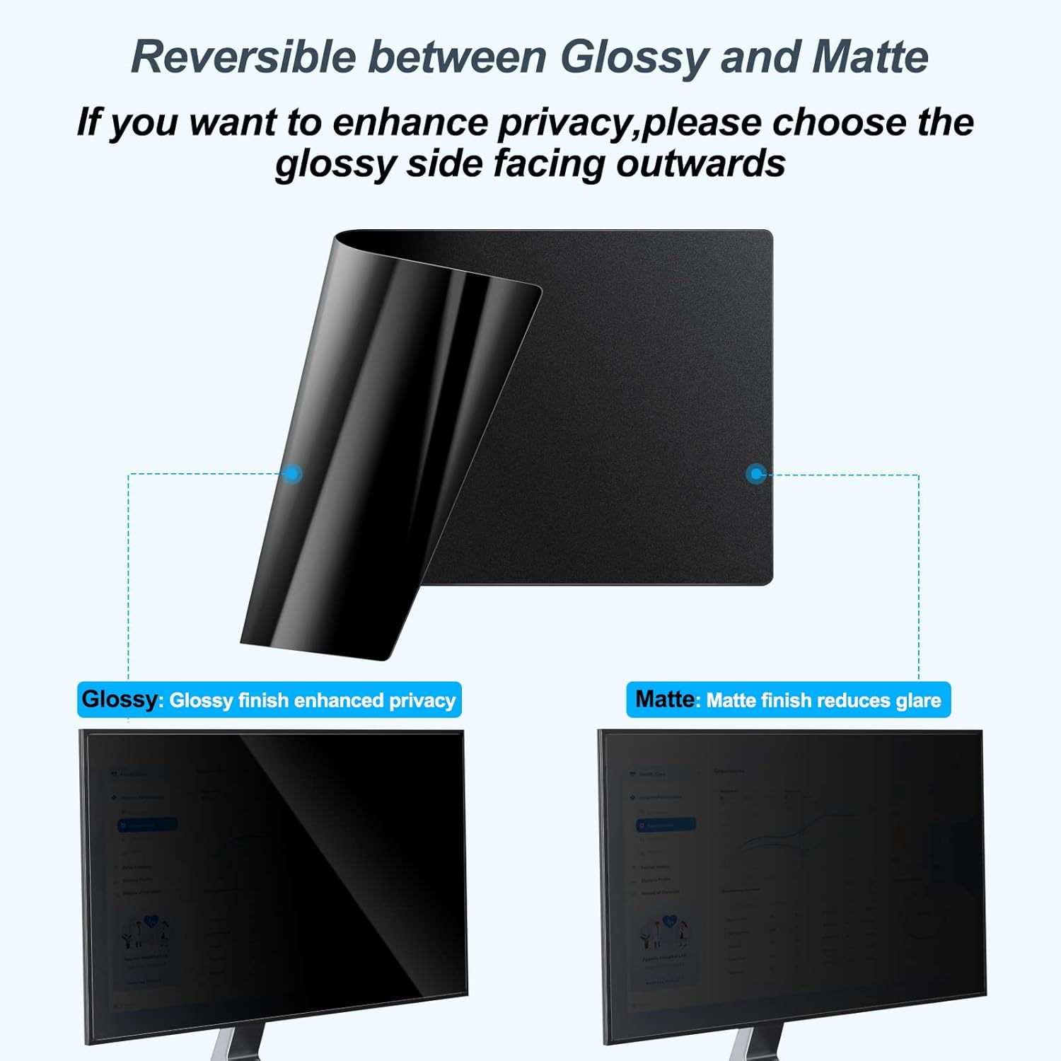 2 แพ็ค 24 นิ้วคอมพิวเตอร์หน้าจ - Monitor Privacy Filter บทวิจารณ์และราคา