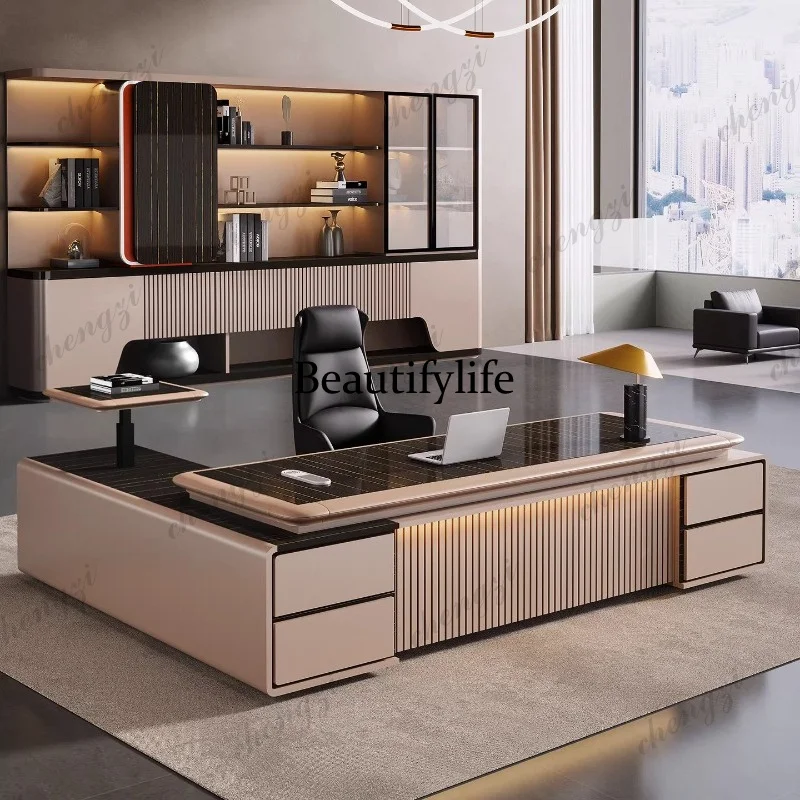 โต๊ะทำงานคอมพิวเตอร์หรูหรา A45 - Office Furniture Filing Cabinets บทวิจารณ์และราคา