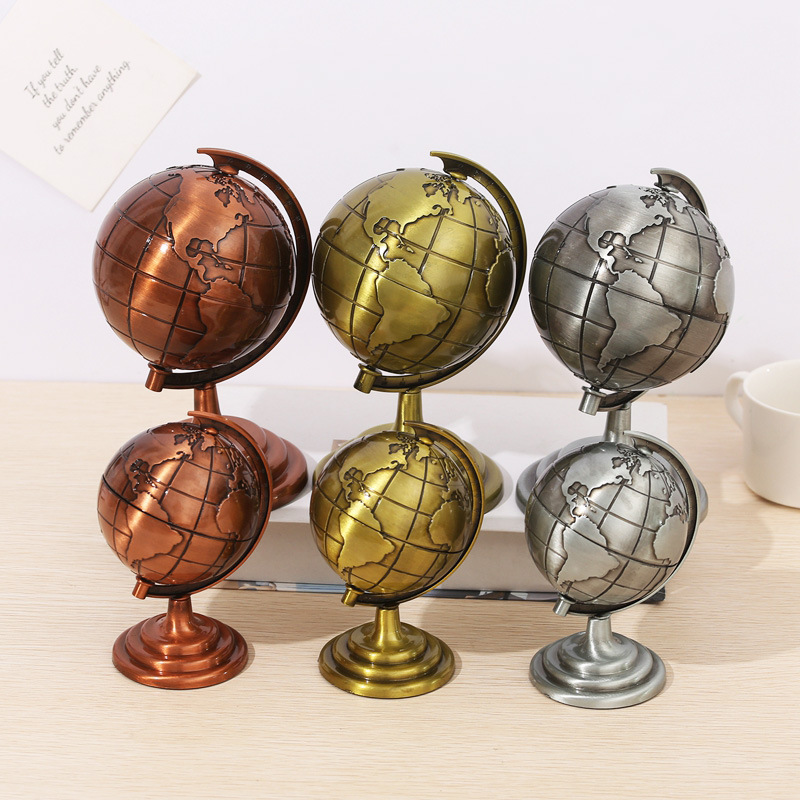 โมเดลโลกโลหะวินเทจ ของตกแต่งโต - Office Furniture World บทวิจารณ์และราคา