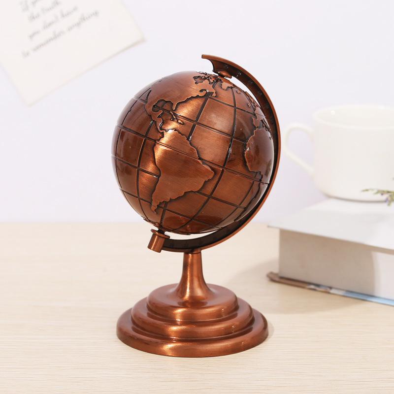โมเดลโลกโลหะวินเทจ ของตกแต่งโต - Office Furniture World บทวิจารณ์และราคา