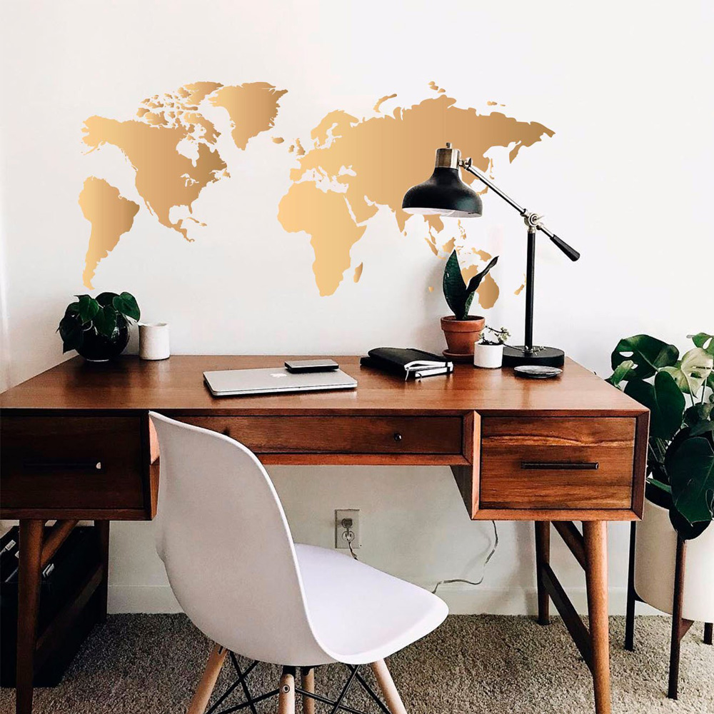 2021 New World แผนที่สติ๊กเกอร - Office Furniture World บทวิจารณ์และราคา