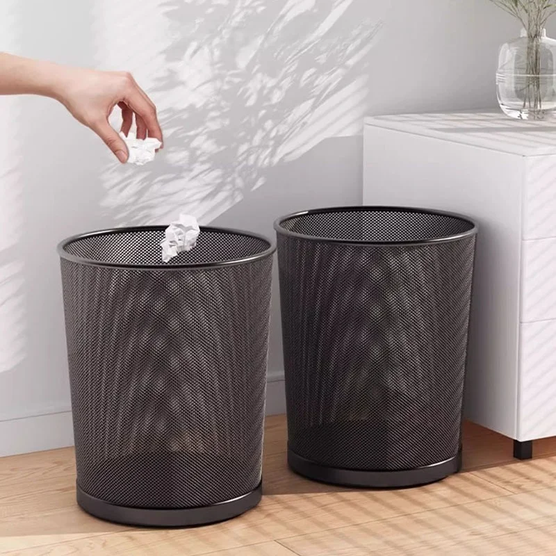ถังขยะโลหะทนทานต่อการกระแทกขนา - Paper Basket Mesh บทวิจารณ์และราคา