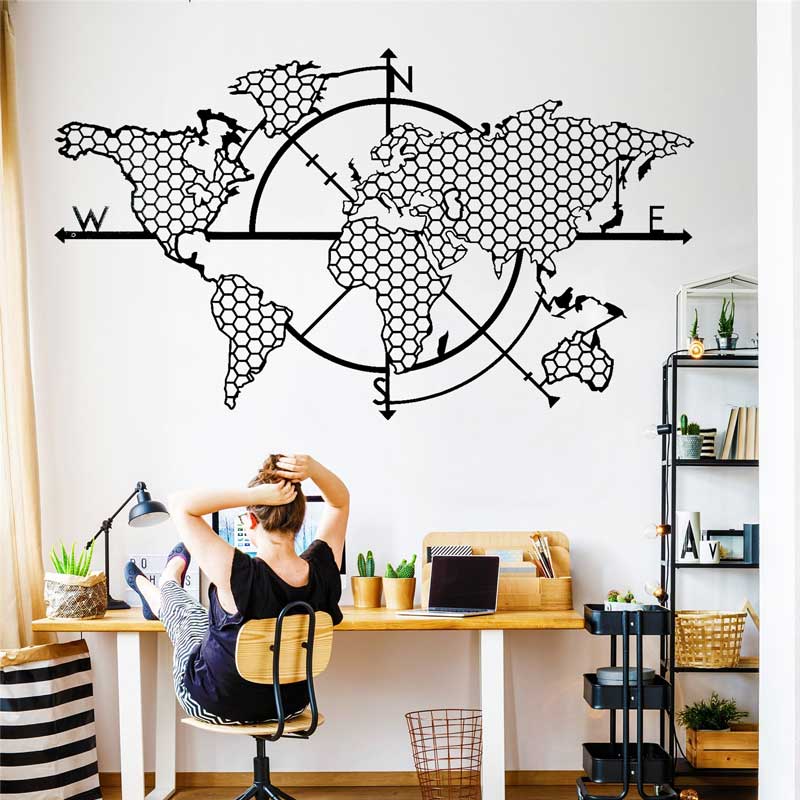 Honeycomb เรขาคณิต World แผนที - Office Furniture World บทวิจารณ์และราคา