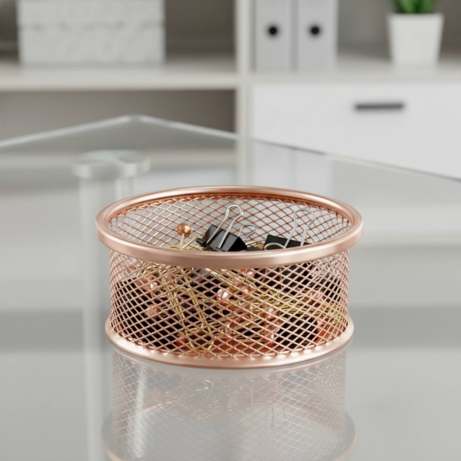 ตะกร้าเก็บอุปกรณ์ยึดกระดาษ ตะก - Paper Basket Mesh บทวิจารณ์และราคา