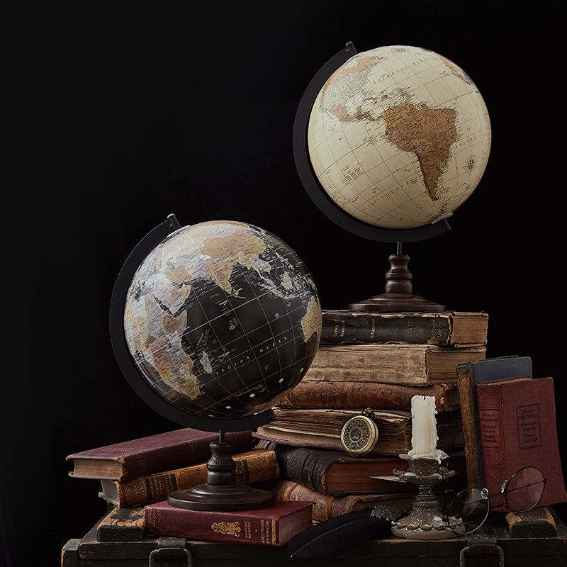 World Globo แผนที่ Vintage ยุโ - Office Furniture World บทวิจารณ์และราคา