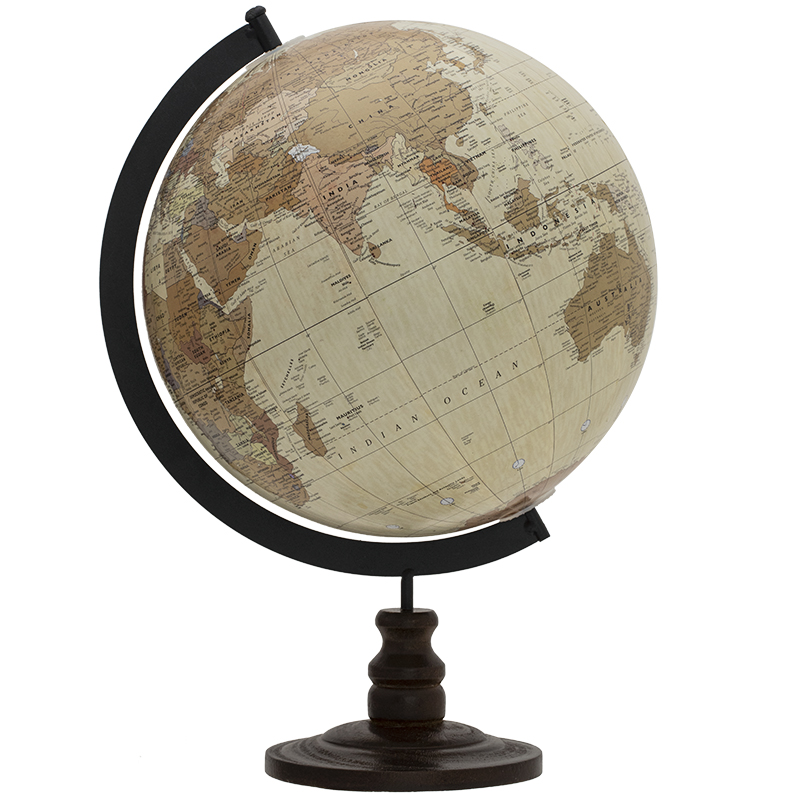 World Globo แผนที่ Vintage ยุโ - Office Furniture World บทวิจารณ์และราคา