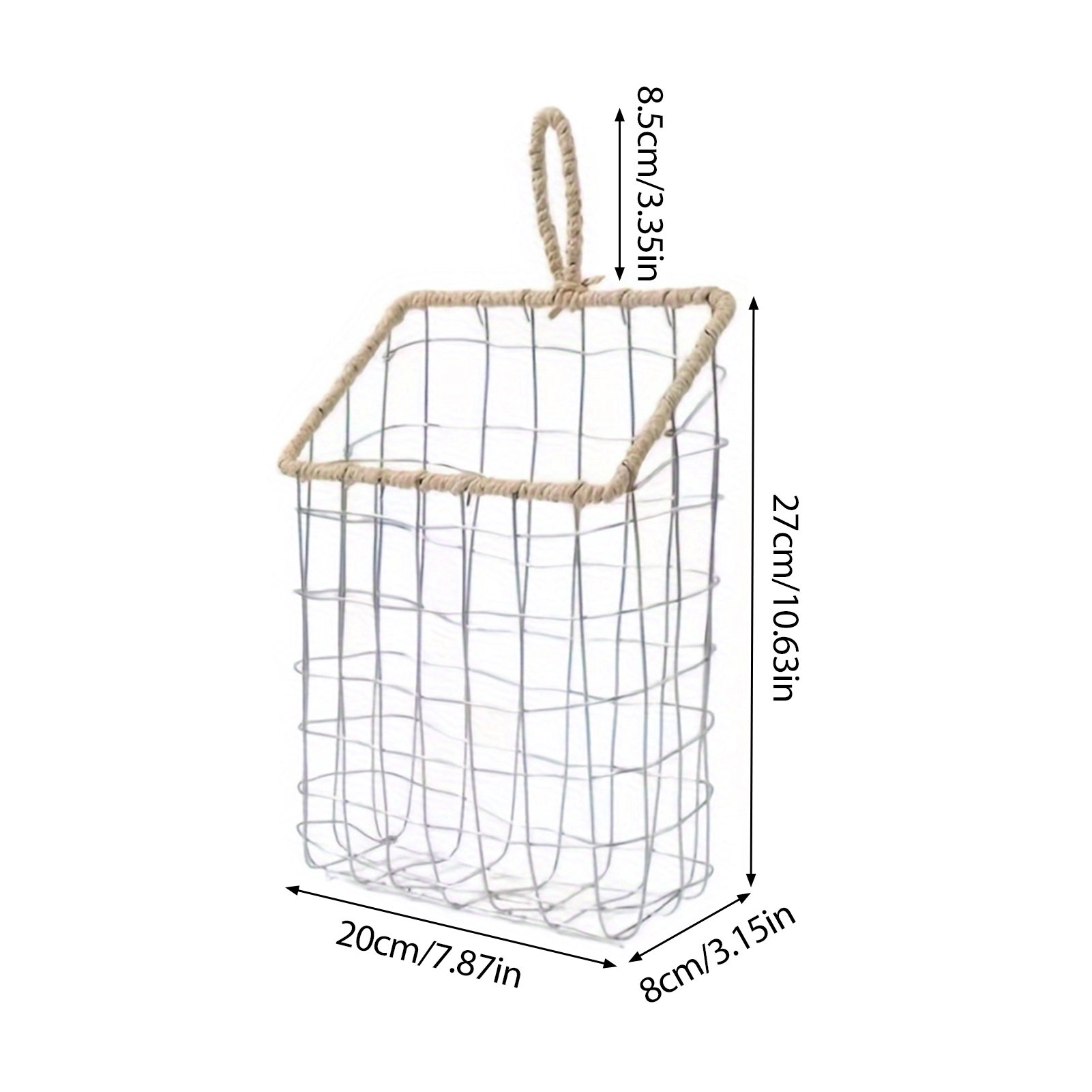 ตะกร้าแขวนลวดโลหะ ตะกร้าตาข่าย - Paper Basket Mesh บทวิจารณ์และราคา