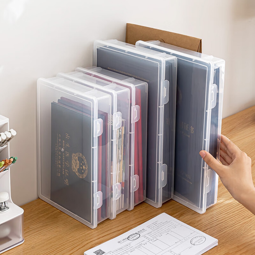 กล่องเก็บเอกสาร A4 แบบใส ซ้อนก - Office Furniture Filing Cabinets บทวิจารณ์และราคา