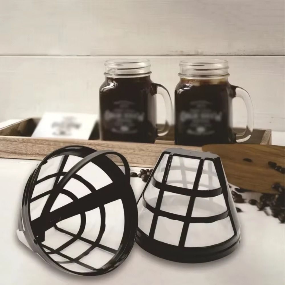 4 ชิ้น พร้อมด้ามจับ ตัวกรองกาแ - Paper Basket Mesh บทวิจารณ์และราคา